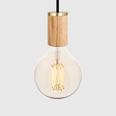 Gaia Pendant Light In Oak