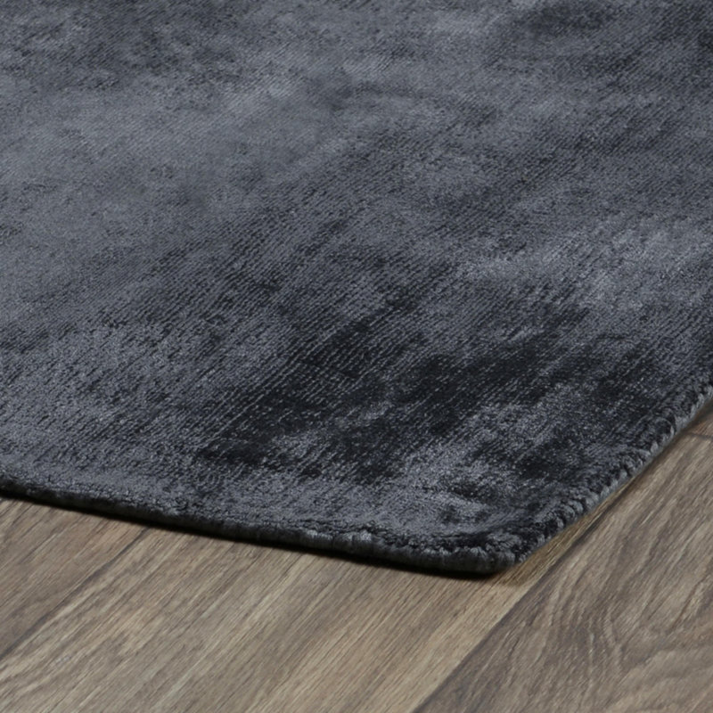Tapis bleu / noir Lowesdale, Rectangulaire 2 pi x 3 pi