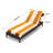 Superior Cabana Striped Cotton Standard Size Towel/ Chaise Lounge Chair Cover Set-544011232-554895845
