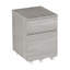Armoire de rangement pour bureau, classeur roulant avec deux tiroirs, classeur vertical pour le bureau, classeur vertical pour le rangement