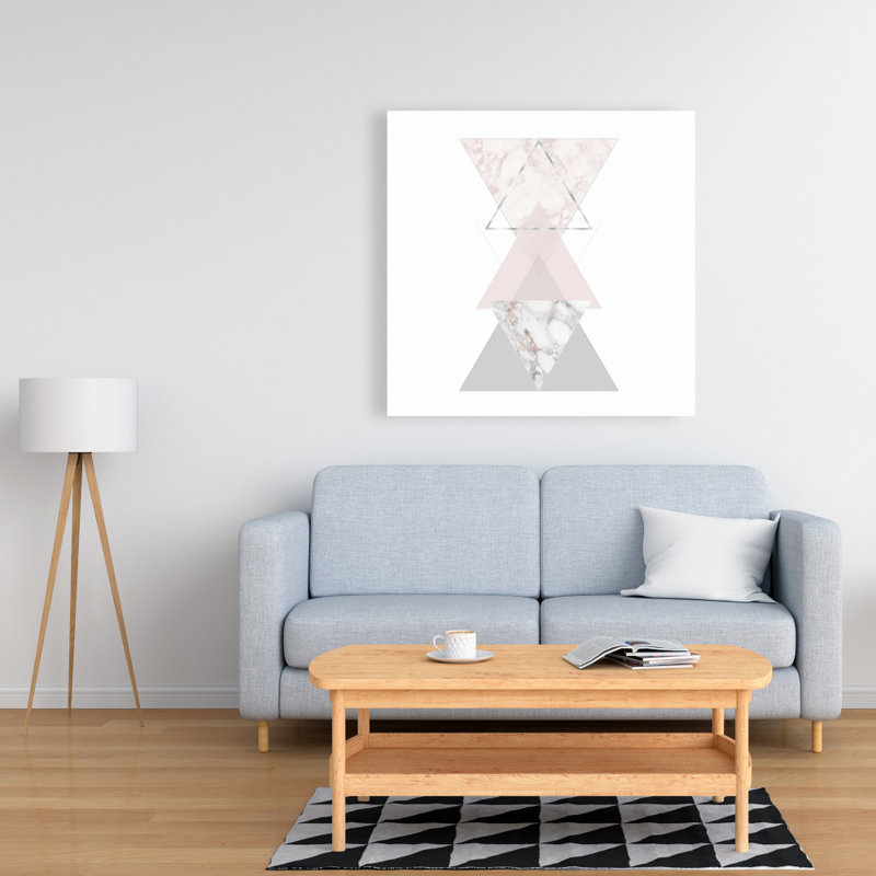 Art géométrique - Toile scandinave pour décoration intérieure élégante