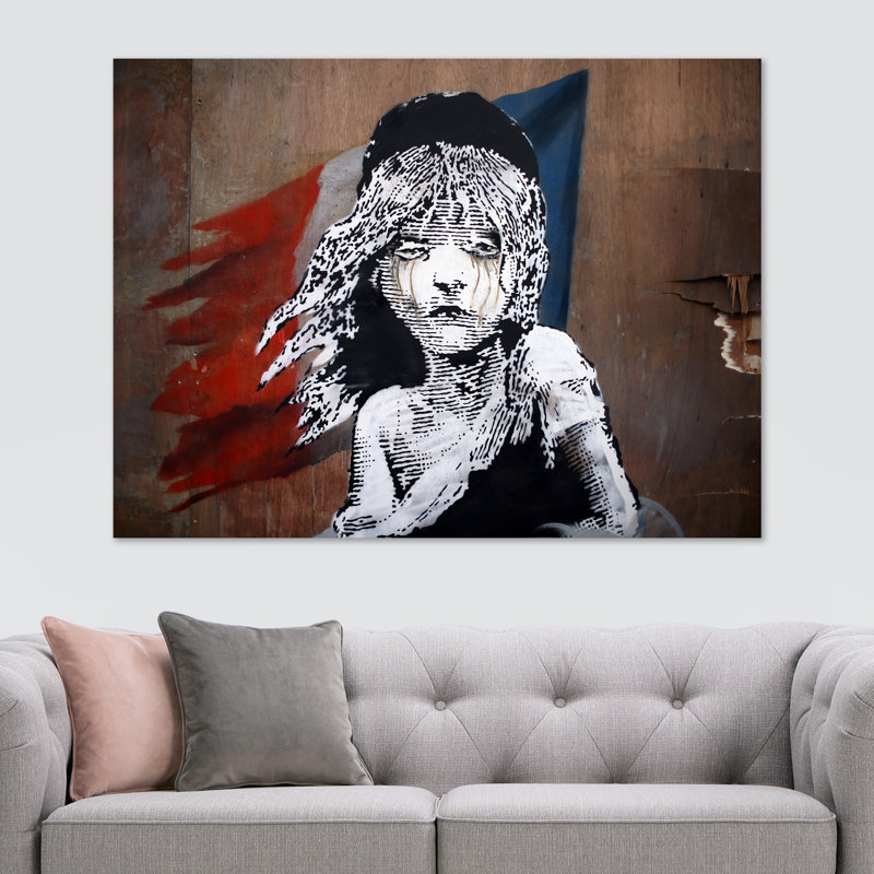 Les Miserables - Wrapped Canvas Print, 30.5cm H x 41cm W x 4cm D