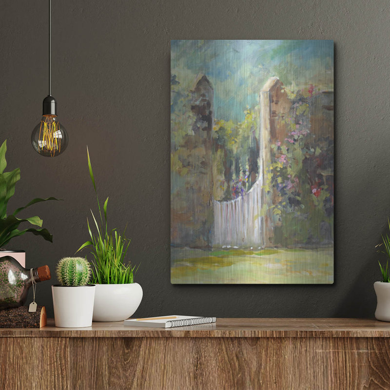  «Garden Door» par Jadei, 12 po x 16 po, H 16 po x l 12 po