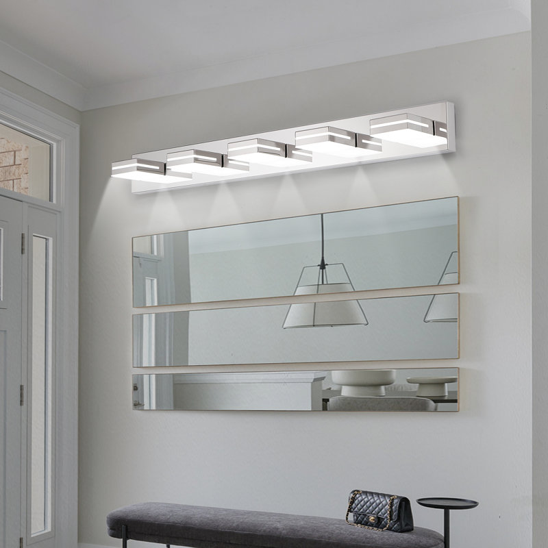 1-chrome LED dimmable industrial Vanity Light