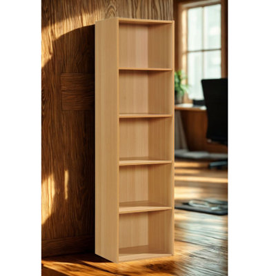 Bibliothèque haute avec rangement ouvert pour la maison ou le bureau
