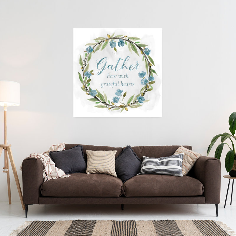Gather Floral Wreath, H 36 po x l 36 po