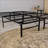 Steel Black Full Platform Bed-98477459