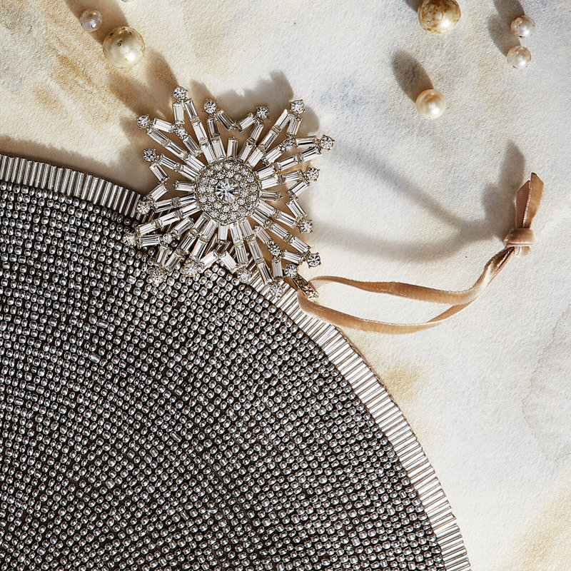Cotton Round Beaded Placemat