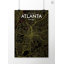 « atlanta city map », reproduction d’impression sur affiche en contraste-31736405