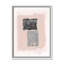 «Pink and Red Shimmer», peinture sur toile à cadre flottant 2 pi-46828335-46828338