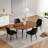 Walnut Oval Extendable Dining Table