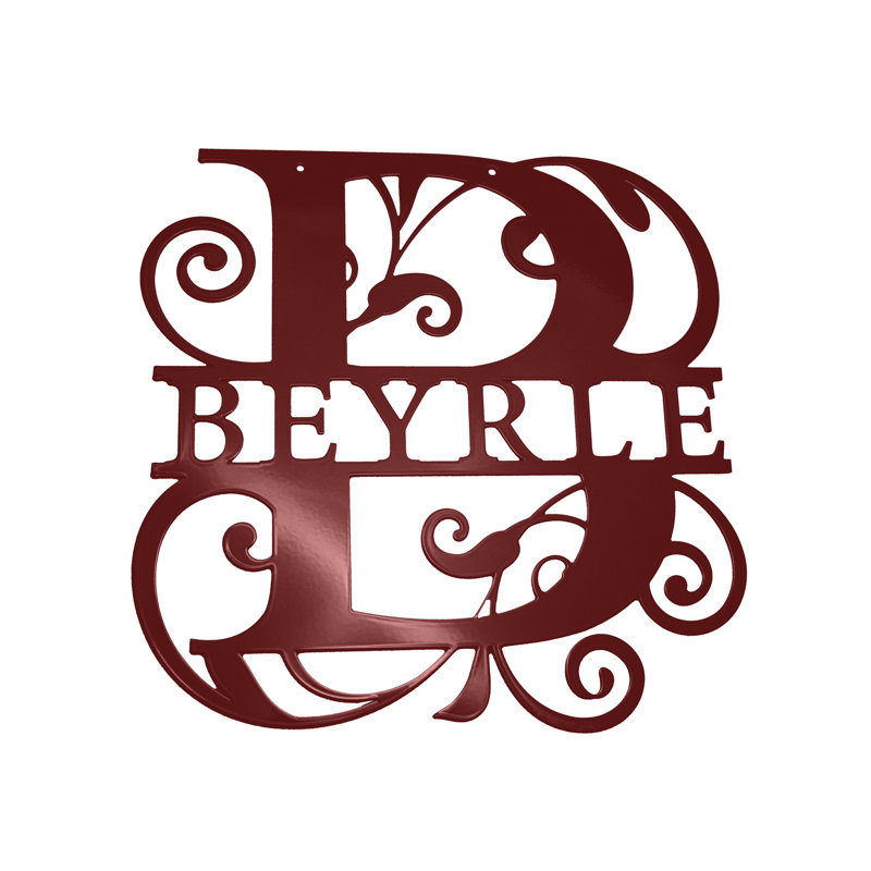 Décoration murale Chaunice, Rouge brique, H 12 po x l 12 po x P 0,06 po