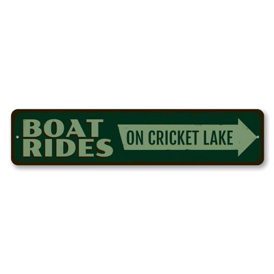 Boat House Metal Sign