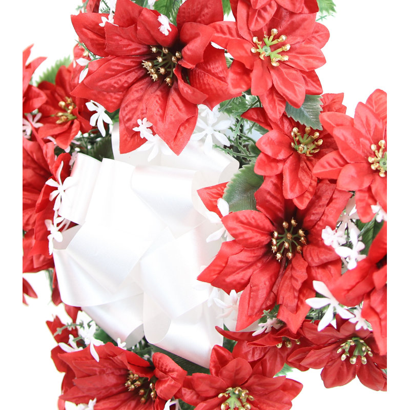 Poinsettia Silk Poinsettia Arrangement