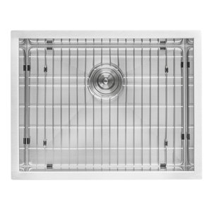 Ruvati 21" x 18" x 12" Deep Laundry Utility Sink Undermount 16 Gauge Stainless Steel
