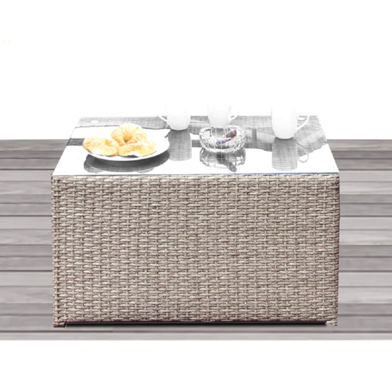 Fully Assembled 8-Person Outdoor Wicker Seating Group With Cushions