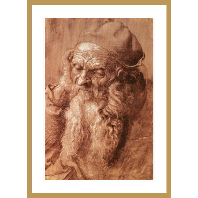 Portrait d'un homme de quatre-vingt-treize ans par Albrecht Dürer - Impression Giclée encadrée, H 41,5 po x l 30,29 po