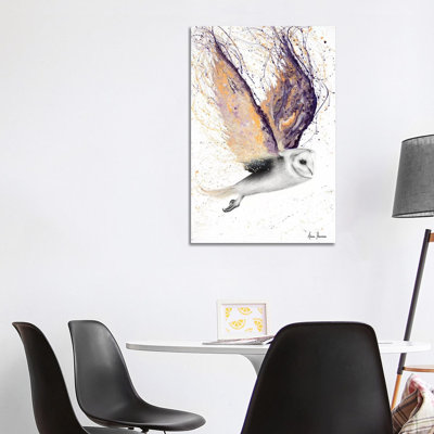 Opal Winged Owl by Ashvin Harrison - Print on Canvas