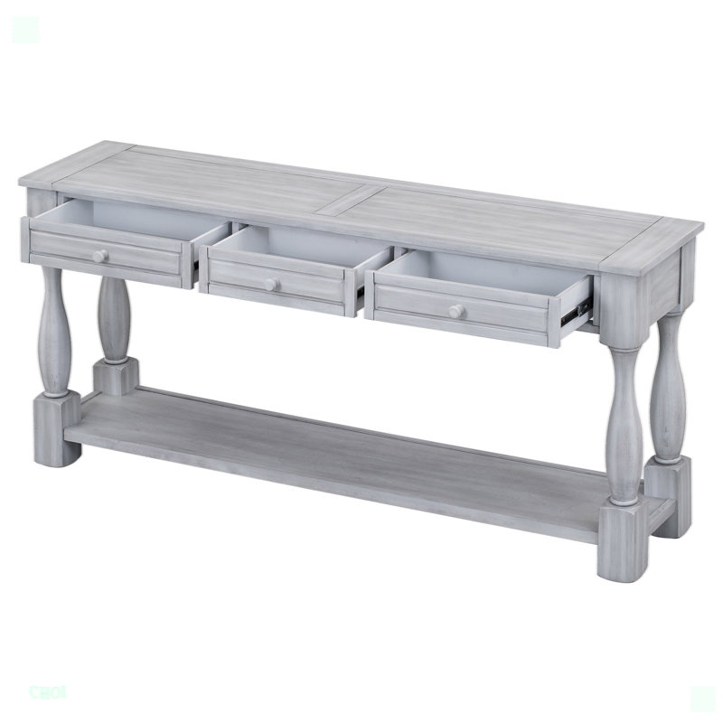 Charvic 64'' Console Table, Gray