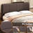 Floating Bed Frame With Remote Led Lights, Full Size Modern Pu Platform Bed, Coffee, Build Leather And Metal Legs, , Smooth Setup Experience-125572973-125572974