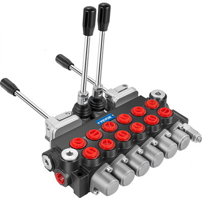 Hydraulic Directional Control Valve, 6 Spool Hydraulic Spool Valve
