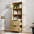 Bookcase With 2 Drawers, 63" 3-tier Bookshelf With Storage, 3 Shelf Bookcase With Adjustable Shelf, Modern Bookshelf, Open Shelves Bookshelf For Study, Bedroom & Home Office-551655170