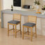 Tabouret de bar en rotin-2051227152