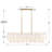 Quinzio 14 - Light Dimmable Linear Chandelier-94079145