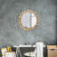 Huldar Glass Flat Wall Mirror