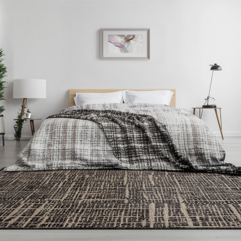 Tapis rustique texturé, Rectangle 5 pi 10 po x 9 pi 1 po