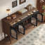 Buffet noir en bois manufacturé