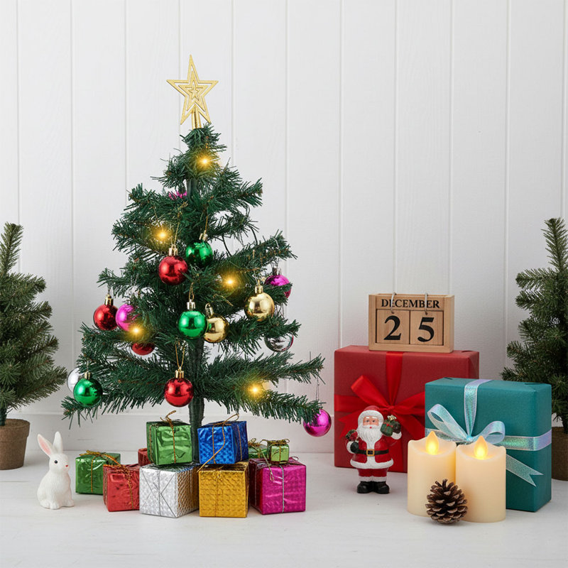 1.44' H Artificial Pine Christmas Tree