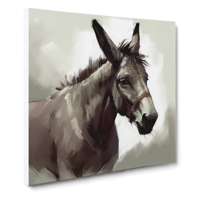 Donkey Conceptual - Wrapped Canvas - Framed Print