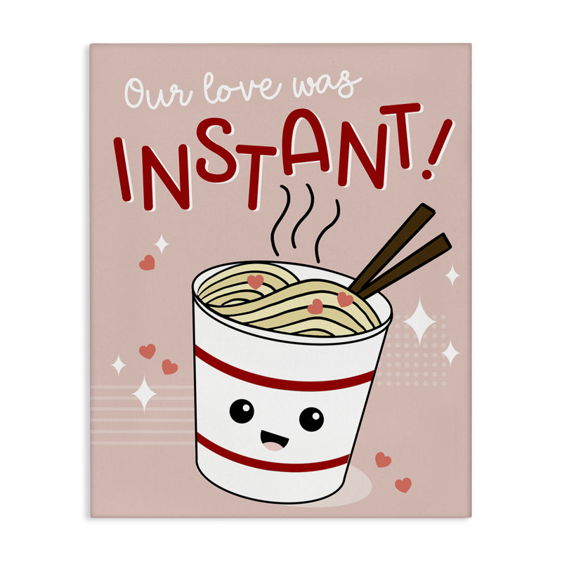 «Love Was Instant Noodles» par Anna Quach, H 30 po x l 24 po