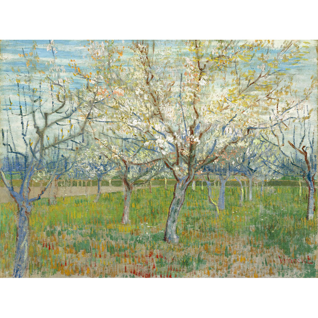 Kunstdruck The Pink Orchard von Vincent Van Gogh