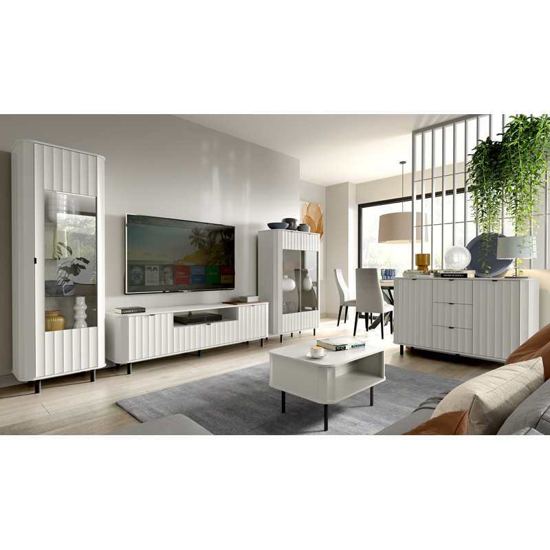NOVARA Display Cabinet, White