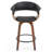 Lysha Swivel Upholstered Counter Stool-426367071