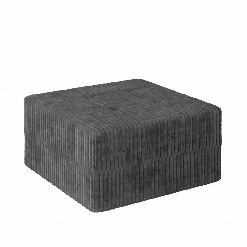 Canapé-repose-pieds, Gris