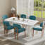 Ensemble de table de salle à manger à double piédestal-1993821396-2008106496-2008106501