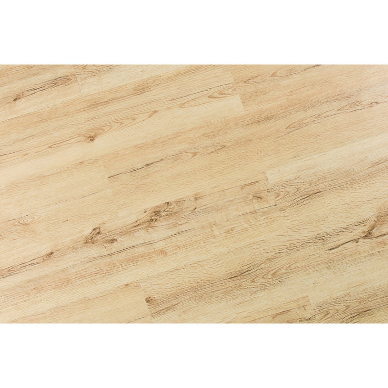 7" x 60" x 6mm Oak Click Lock SPC Luxury Vinyl Plank, Edelweiss