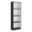Bibliothèque, bureau, gris mat / blanc-441403804-441403802