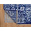 Tapis de couloir bleu en laine et soie noué à la main 2 pi 7 po x 11 pi 10 po 20AFD209186148E6ABC56F5F2887F1DC