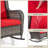 Rosendale 5-Piece Rattan Sofa Seating Group with Cushions-1727389667