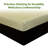 12-Inch Queen Mattress – Copper Infused Cooling Gel Foam Bed, 7-Zone Pressure Relief, Air Layer Comfort Cover, Medium Firm Support Made In Japan