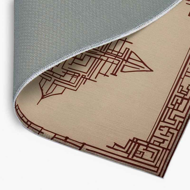 Tapis intérieur et extérieur Fragmented Harmony, Rectangle 1 pi 6 po x 2 pi 6 po