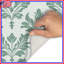 Green Leafy Damask Bath Mat-583699782
