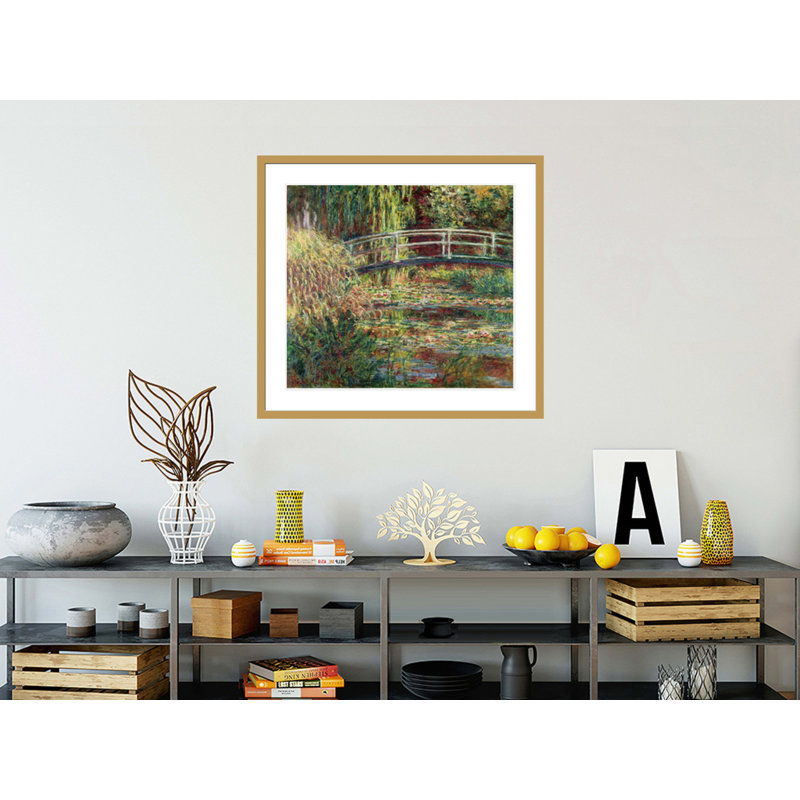 «Waterlily Pond: Harmony» par Claude Monet, impression giclée sur cadre, H 33,5 po x l 36,54 po