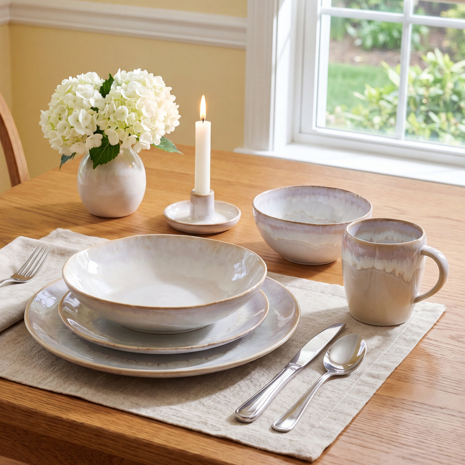 Brisa Handmade Stoneware Dinnerware Set, Sal
