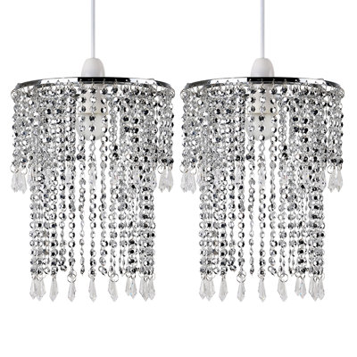 30 cm H Novelty Pendant Shade ( Clip On ) in Clear