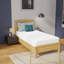 Matelas Matelas en mousse à mémoire de forme de 10 pouces pour un sommeil frais et une housse respirante pour soulager la pression Matelas simple Wave Comfort Foam-2045802226-2047957648